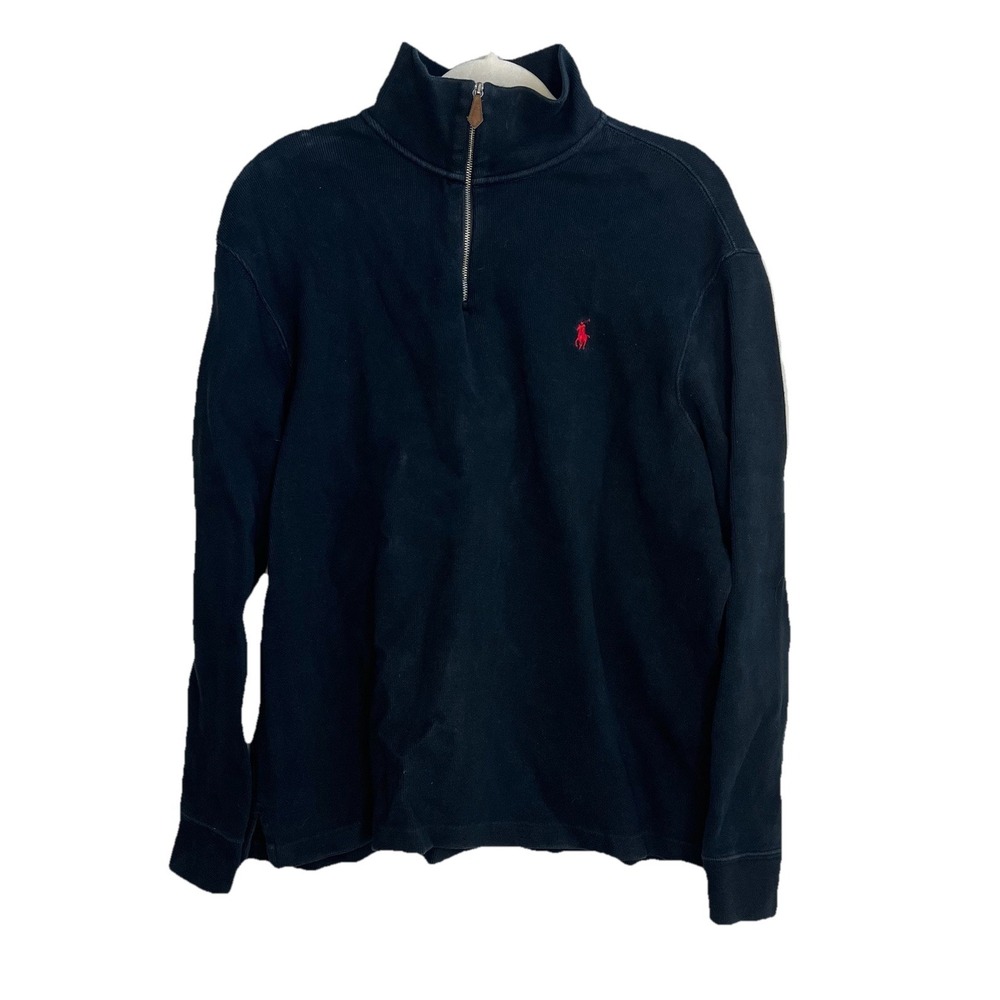 Polo Ralph Lauren Black Quarter Zip Pullover